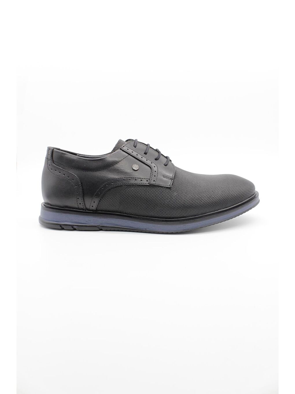 Siyah Hakiki Deri Bağcıklı Classic Ayakkabı 1033250186