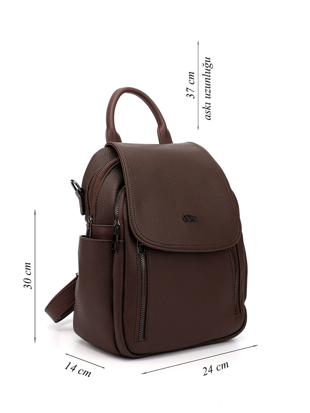 Kahverengi Kadın AÇIK KAHVERENGİ Omuz ve Sırt Çantası-1