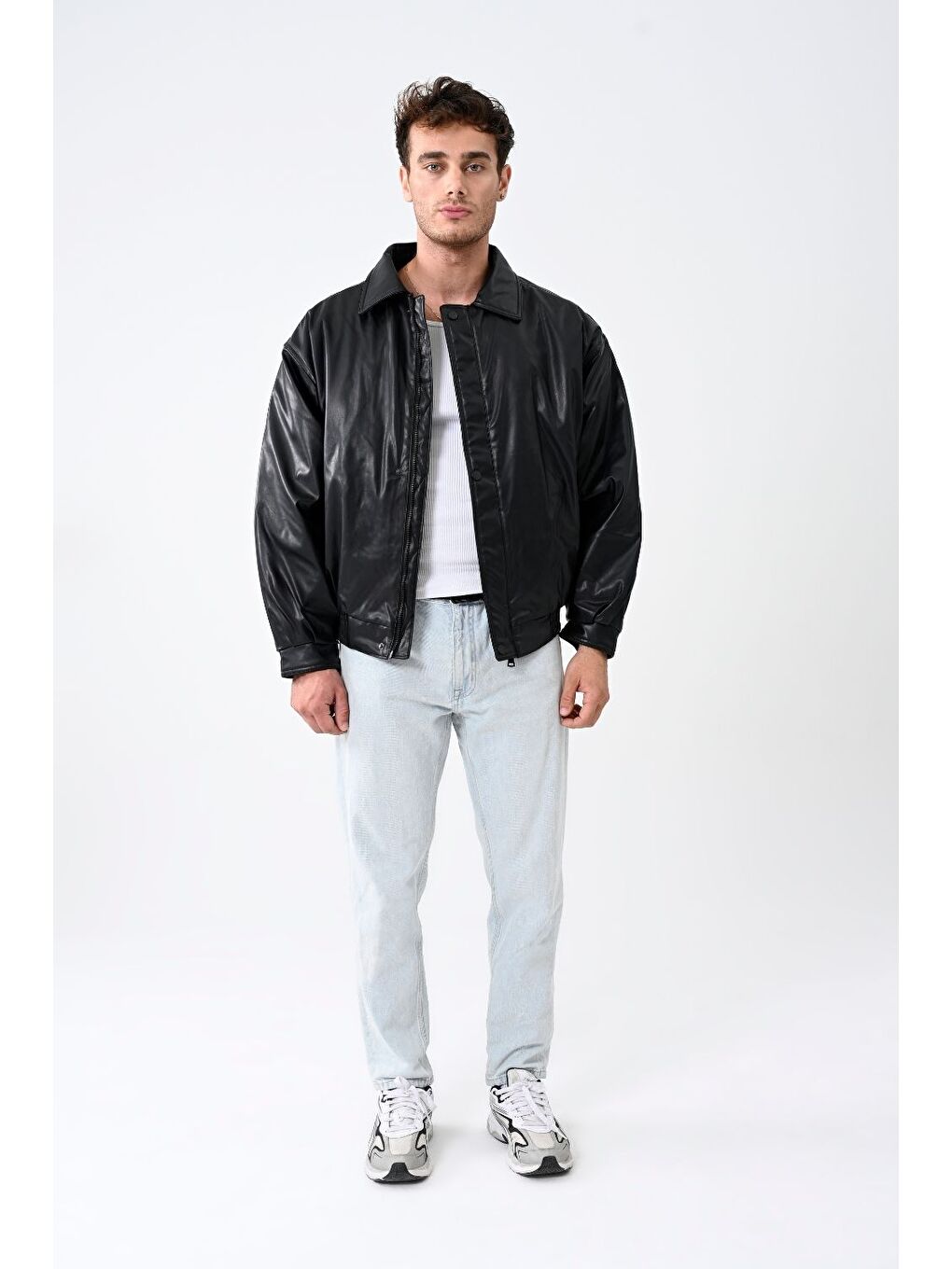 Siyah Vibes X Vesto Deri Ceket 002-1