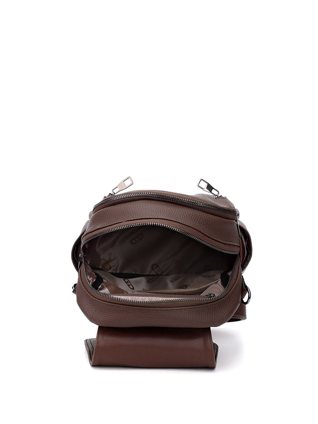 Kahverengi Kadın AÇIK KAHVERENGİ Omuz ve Sırt Çantası-4