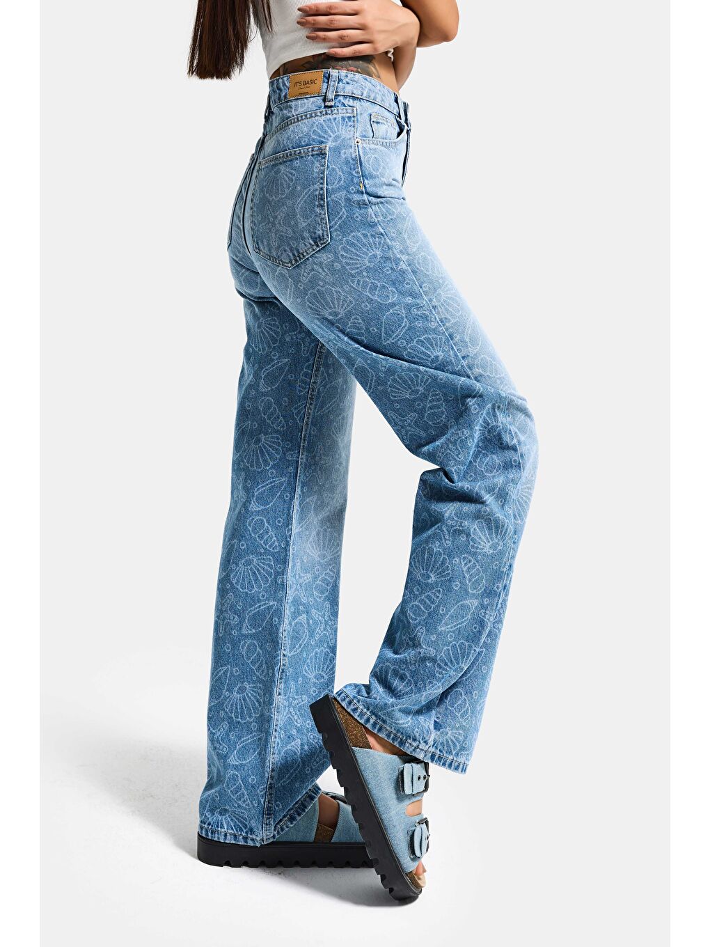 Mavi Kadın Jean Rengi 2s6-27 Straight Fit Yüksek Bel %100 Pamuk Tasarım Denim Jean-1