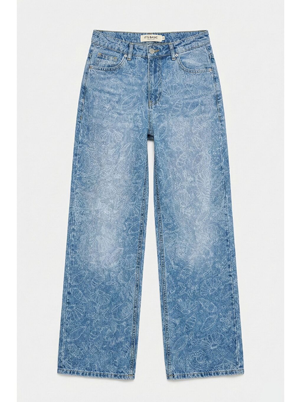 Mavi Kadın Jean Rengi 2s6-27 Straight Fit Yüksek Bel %100 Pamuk Tasarım Denim Jean-3