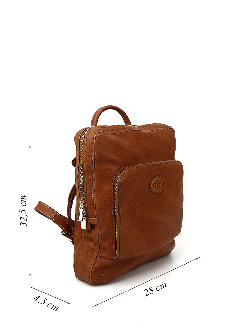 Kahverengi Kadın TABA Hakiki Deri El Ve Sırt Çantası-1