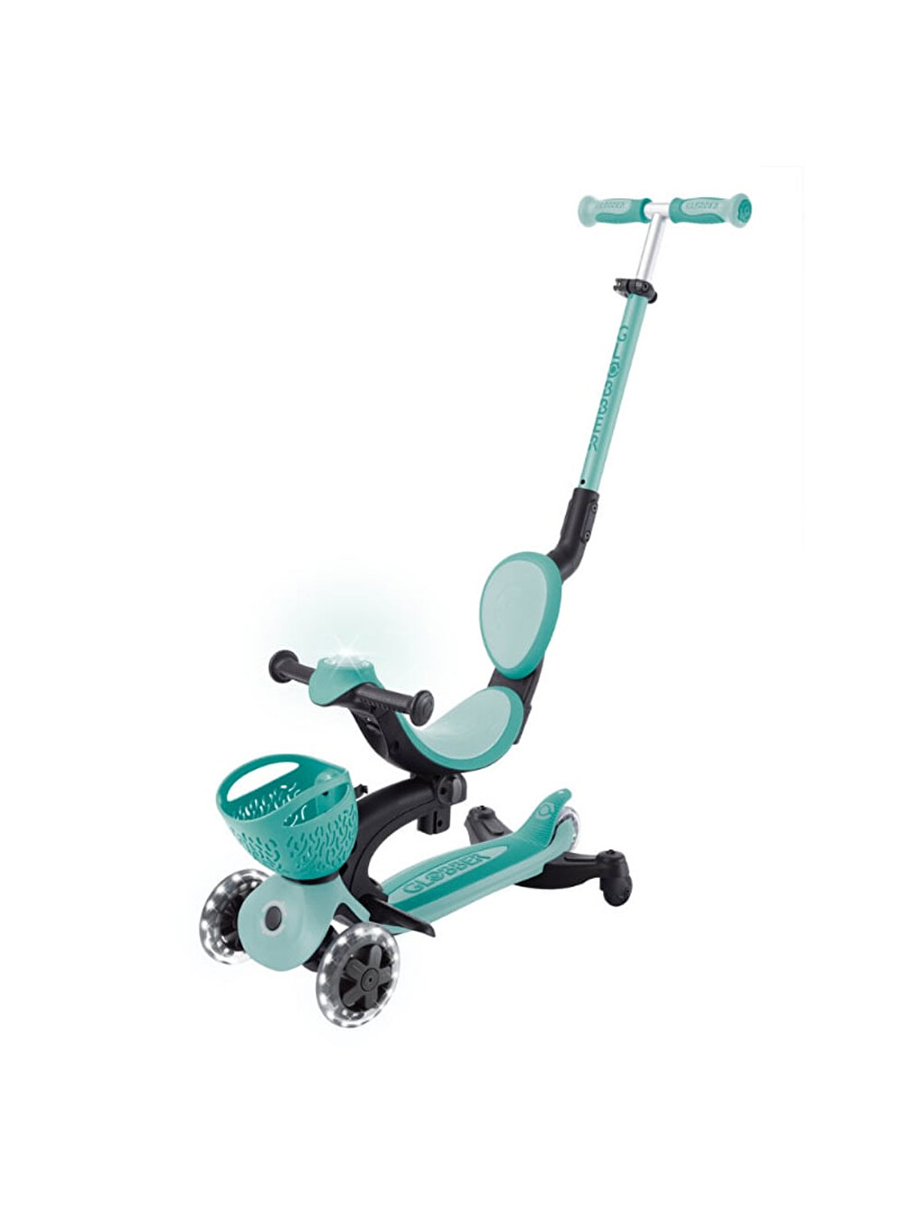 Go Up Baby 360 Işıklı Scooter Koyu Mint 844-206