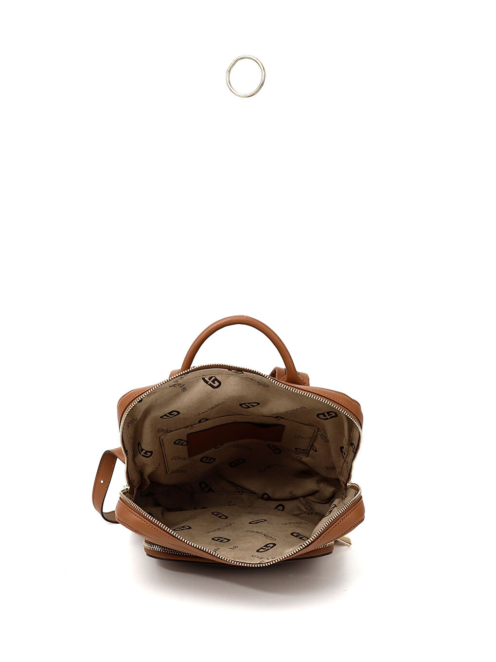 Kahverengi Kadın TABA Hakiki Deri El Ve Sırt Çantası-4