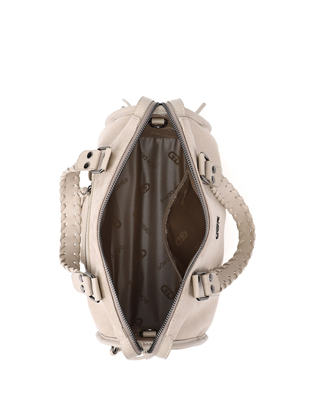 Bej Kadın BEJ Bowling El Ve Omuz Çantası-4