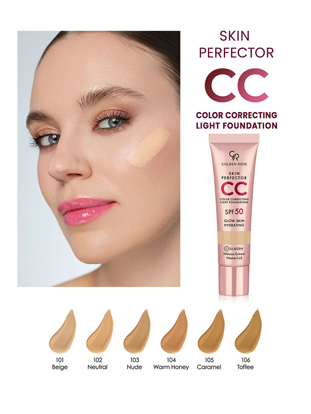 Skin Perfector Color Correcting Light Foundation - 105-8