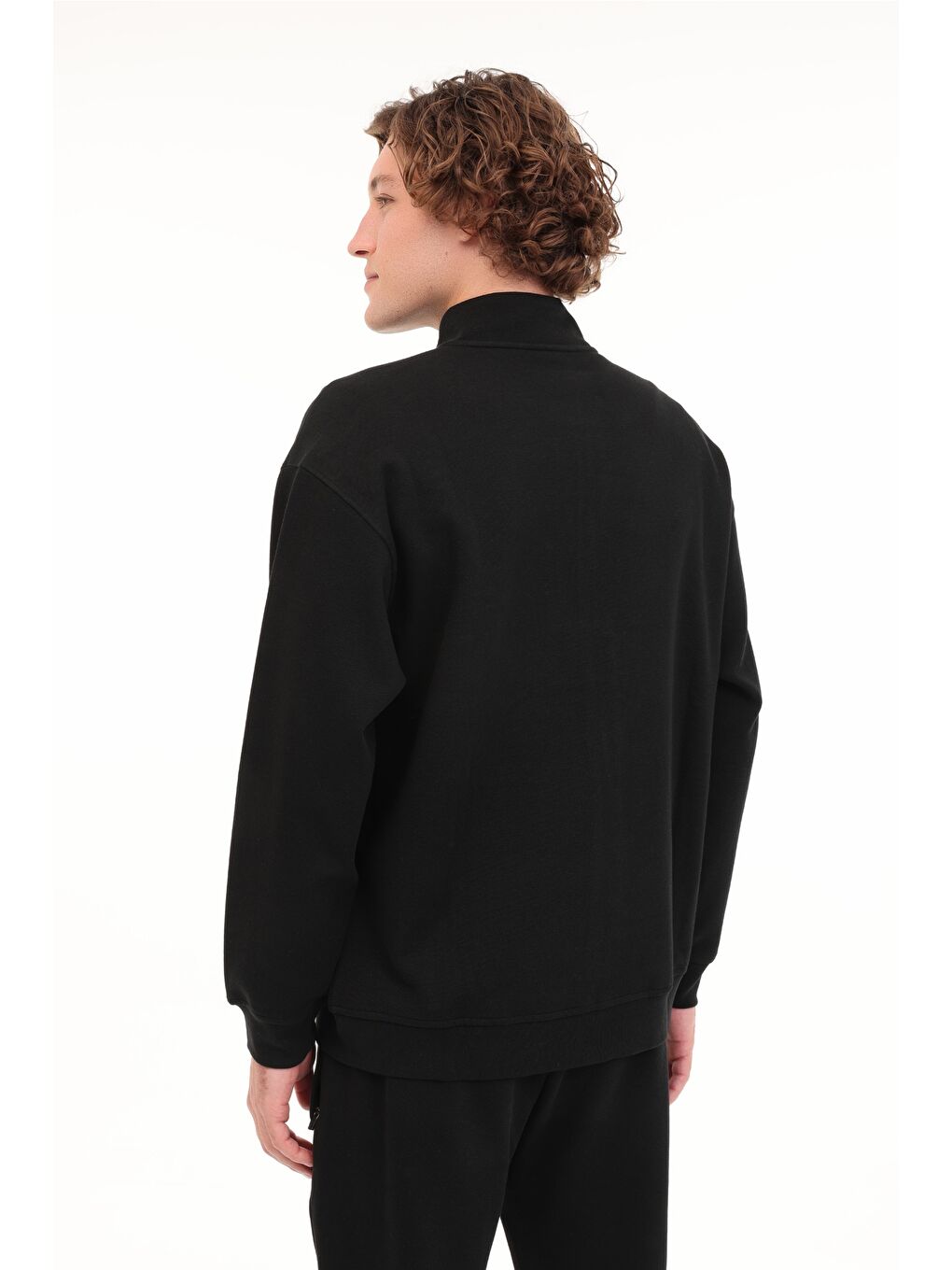 ML ZENO 18BLO-23 5PR Siyah Erkek Eşofman Üstü-1