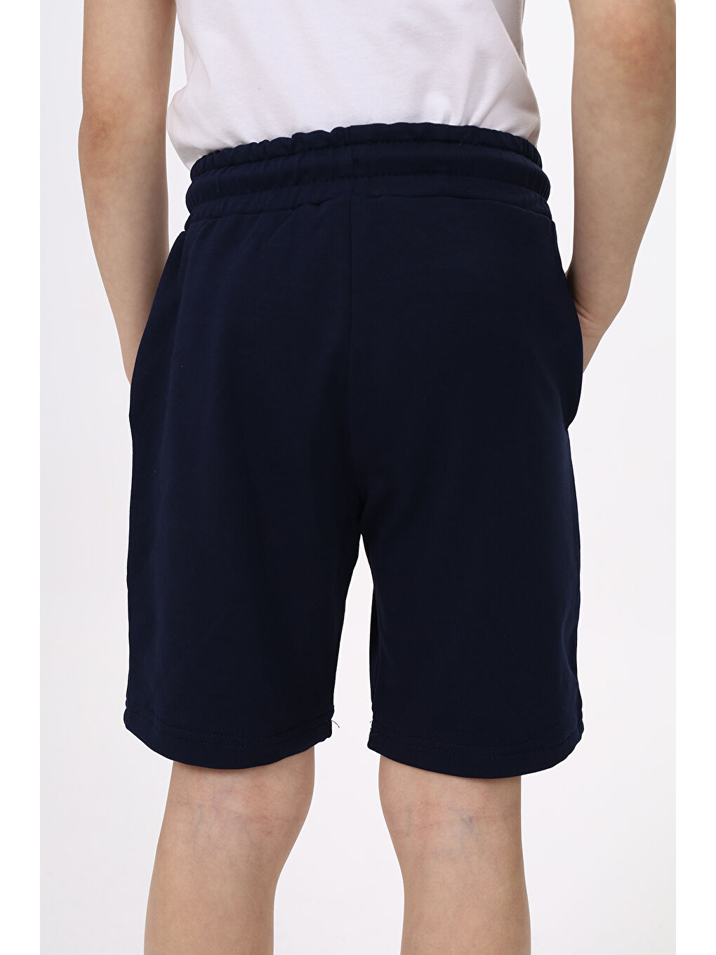 Lacivert Erkek Çocuk Baskılı Şort-2