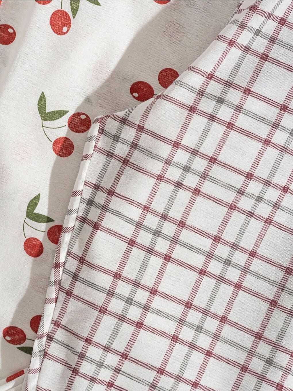 Beyaz 2'li Desenli Pijama Altı Set-2