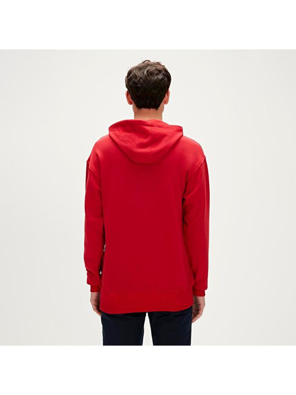 Rainbow Erkek Kırmızı Kapüşonlu Sweatshirt-2