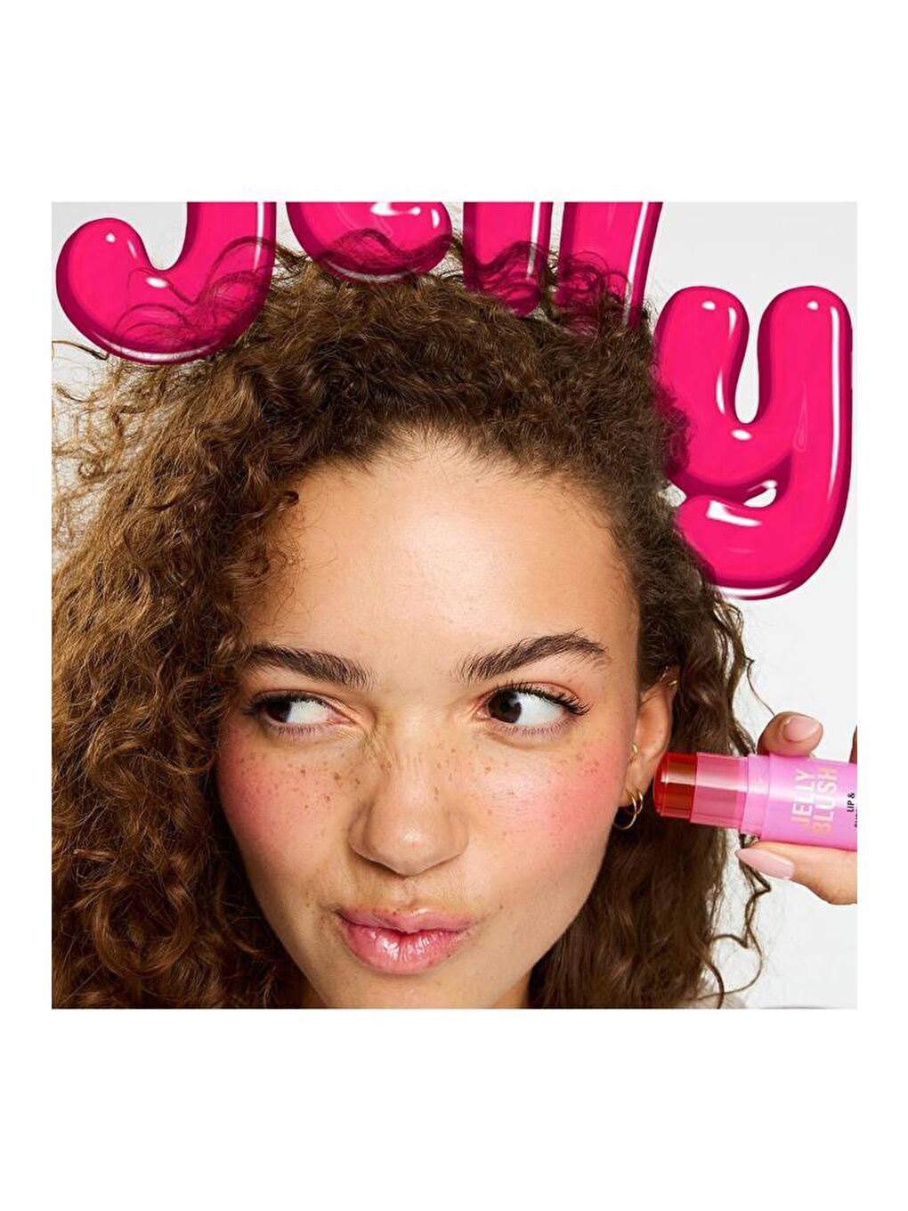 Jelly  Lıp&Cheek Straw Pınk Blush Stıck-4