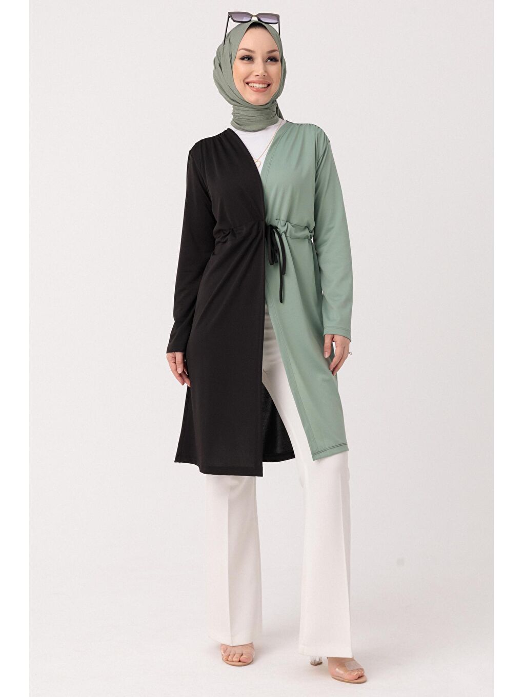 Orta Kadın Yeşil Tunik Yesıl - 3757 - 3757-1