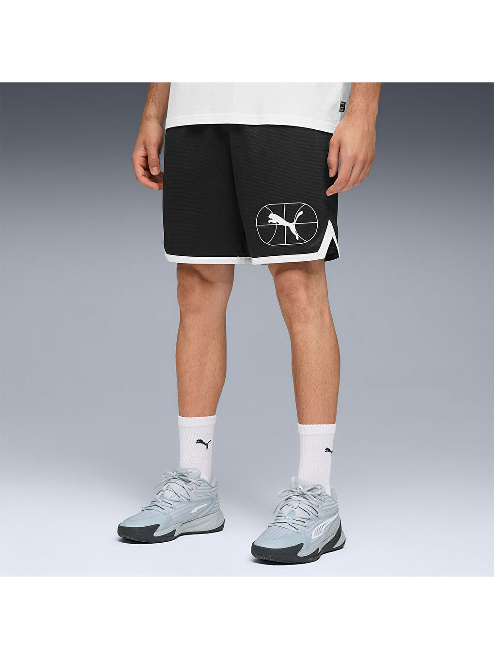 Junior Varsity 7 Inch Erkek Siyah Şort