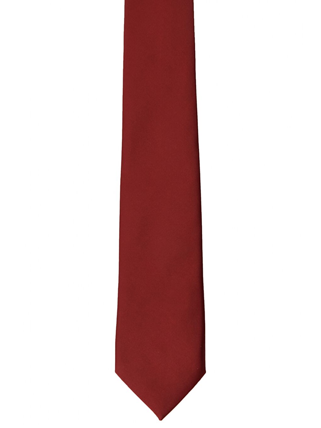 Erkek Bordo Bordo Klasik Su Geçirmez Nano Kravat-1