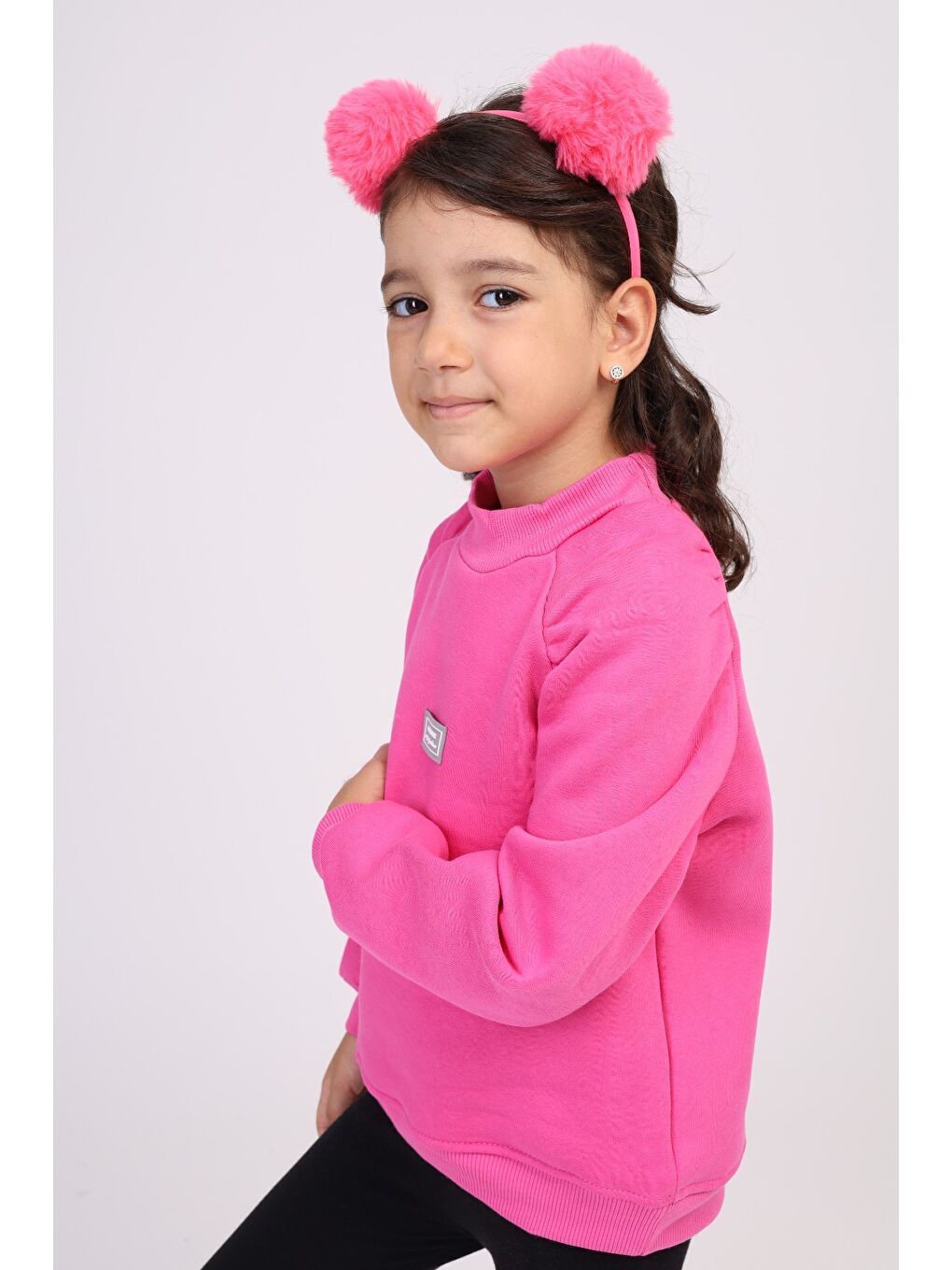Fuşya Kız Çocuk Sweatshirt