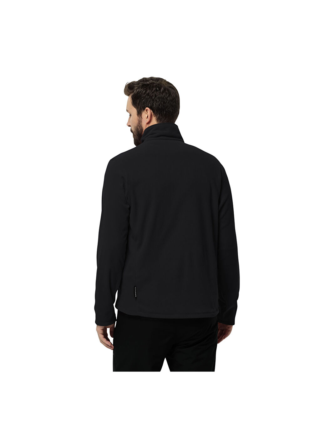 Taunus Fz Erkek Siyah Polar Fermuarlı Sweatshirt-1