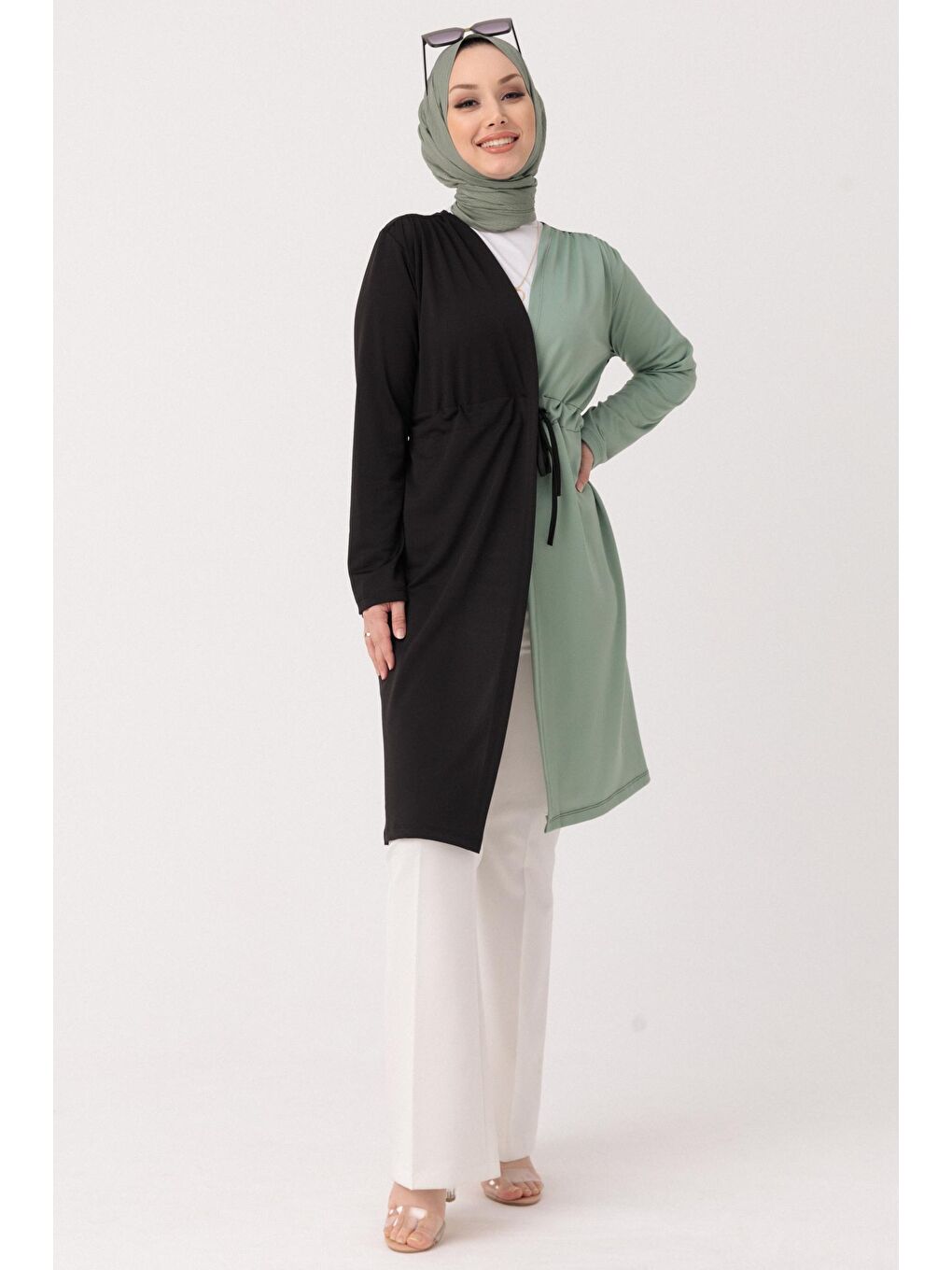 Orta Kadın Yeşil Tunik Yesıl - 3757 - 3757-2