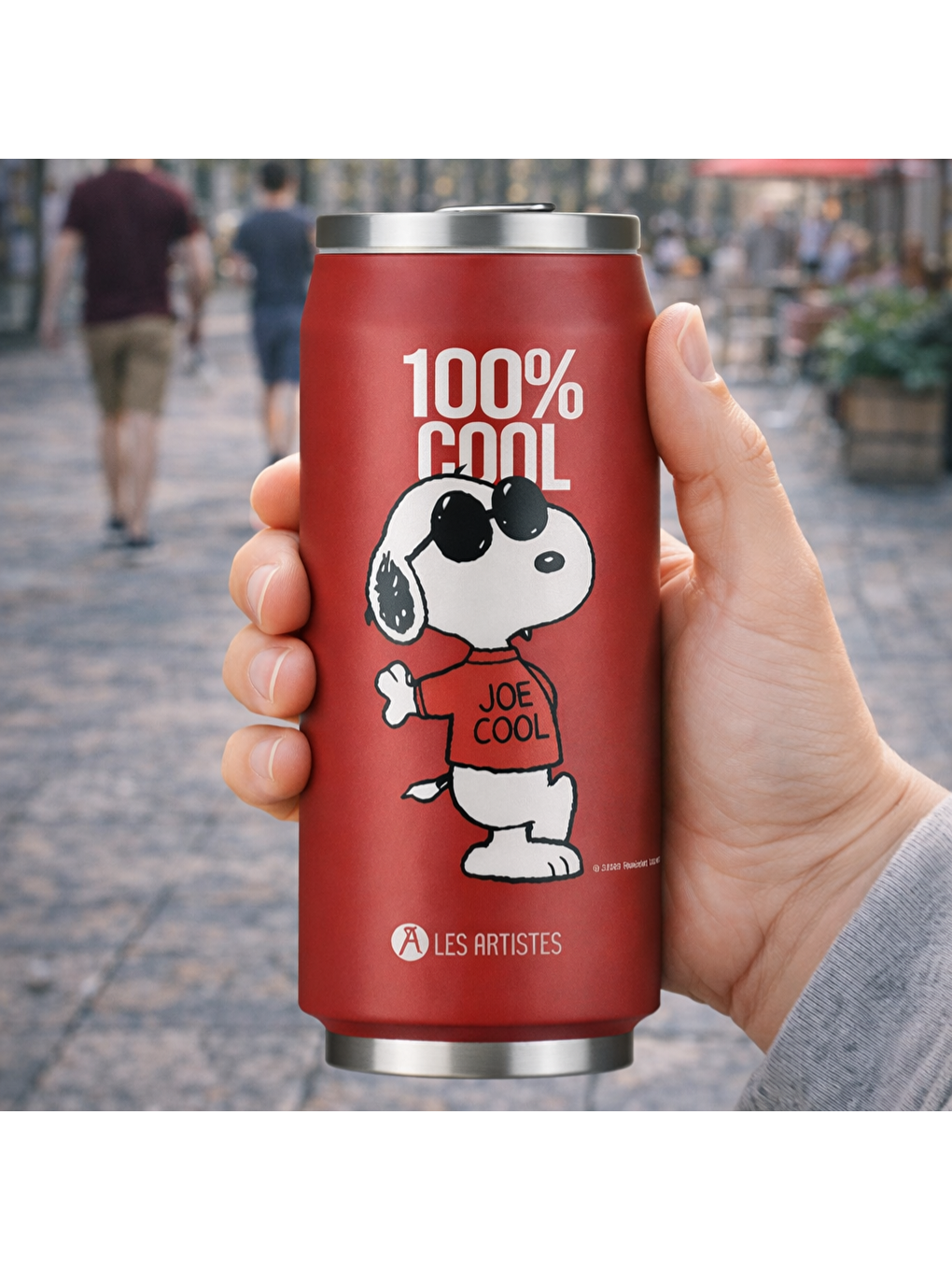 Karışık Isı Yalıtımlı Kutu Çelik Termos 500ml Cool Snoopy-3