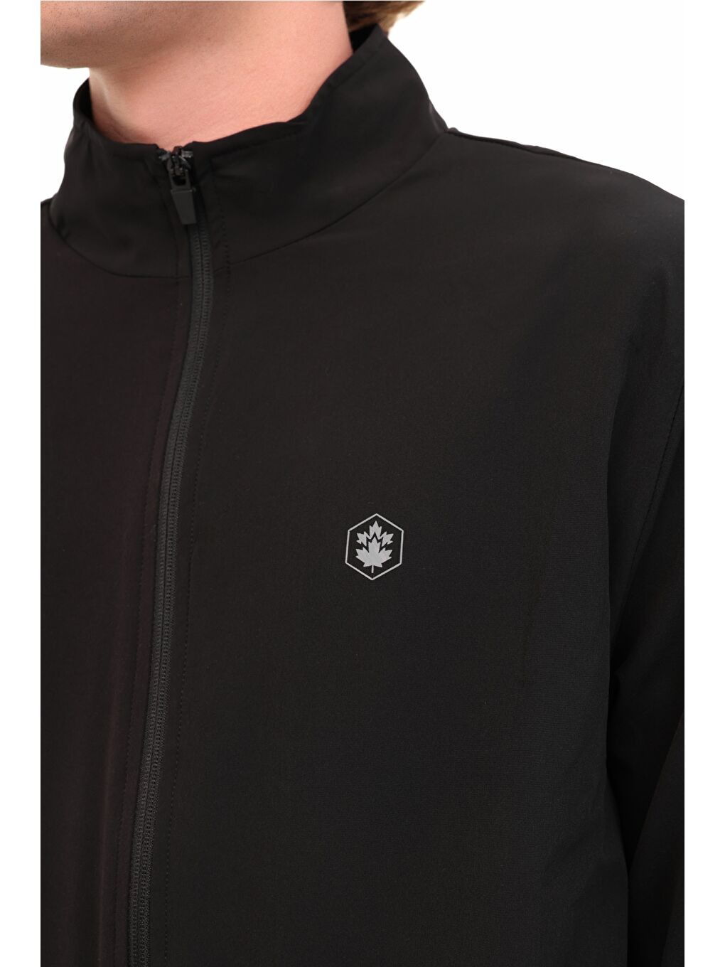 M-BS04 WOVEN T.SUIT 5PR Siyah Erkek Eşofman Takımı-2