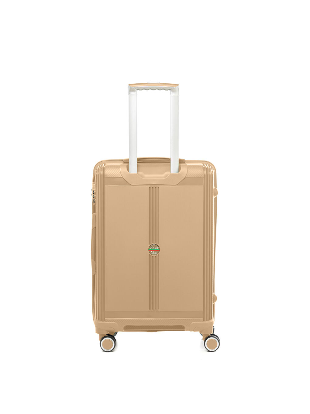 Bej Unisex JMY8101.06 PP Silikon Valiz Orta Boy 67x41x29cm Vizon-2