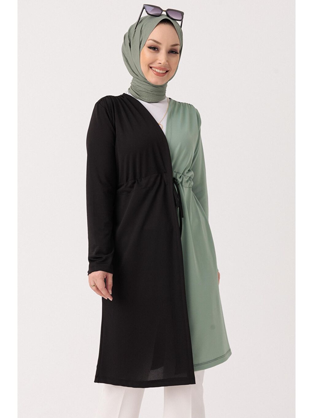 Orta Kadın Yeşil Tunik Yesıl - 3757 - 3757-5