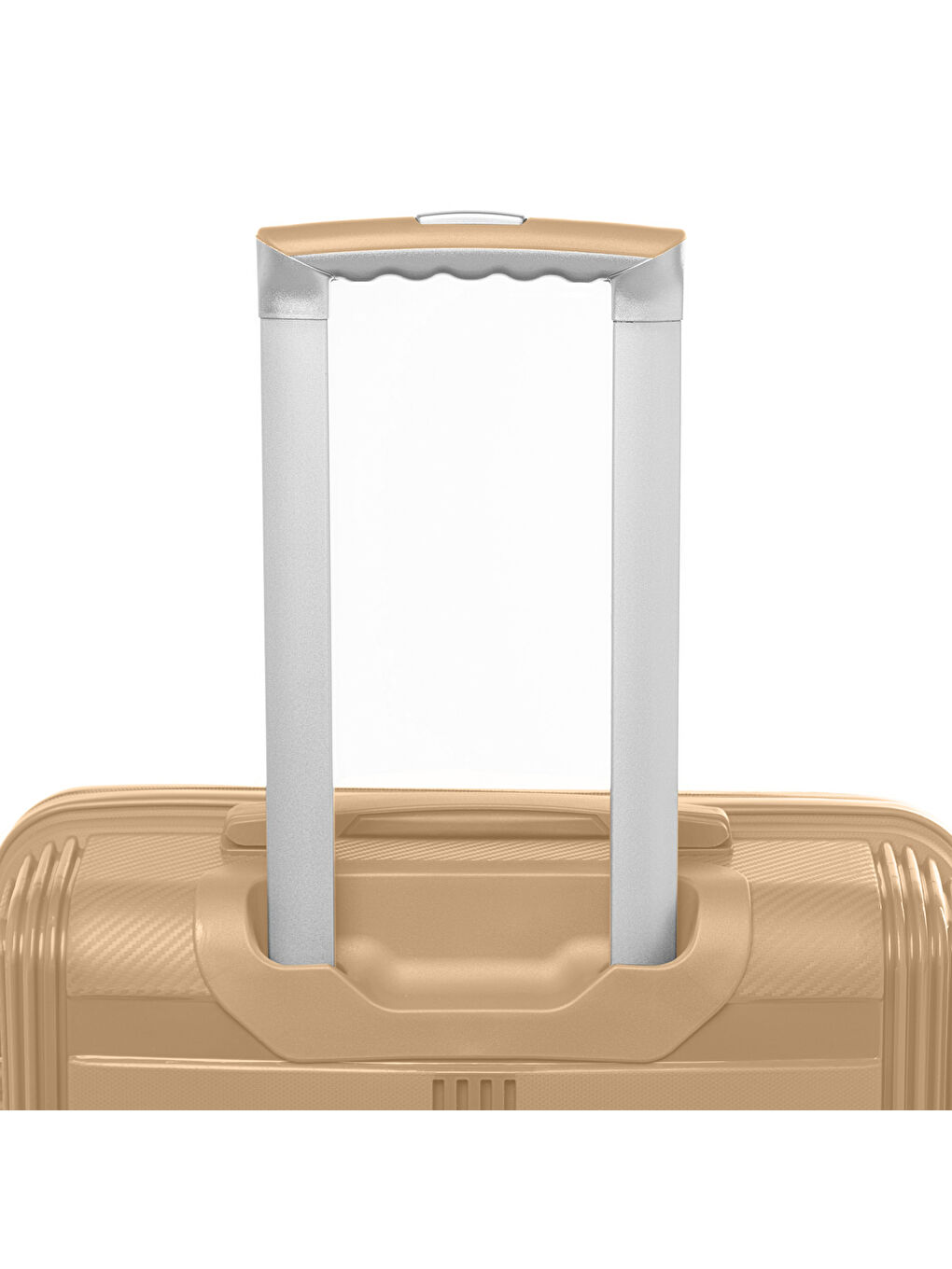 Bej Unisex JMY8101.06 PP Silikon Valiz Orta Boy 67x41x29cm Vizon-4