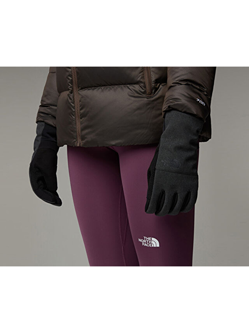 W Apex Etip Glove Eldiven Nf0a89radyz1 Gri-1