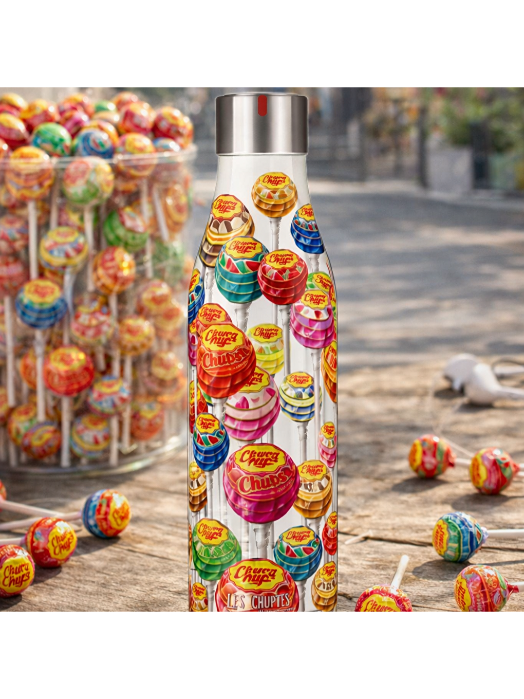 Karışık Isı Yalıtımlı Çelik Termos 500ml Chupa Pops-2