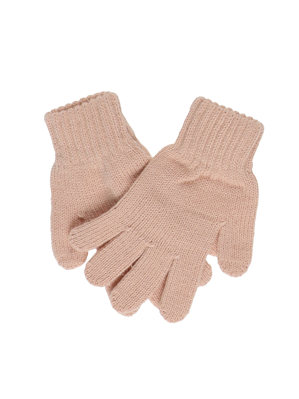 Pembe Kız Çocuk Şapka Eldiven Set-4