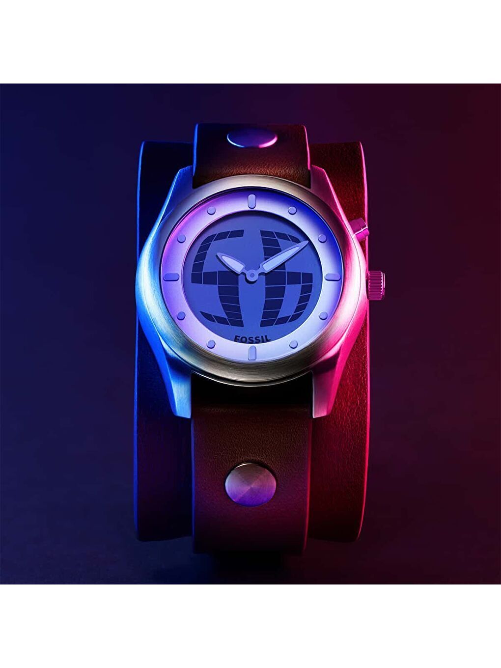 Kahverengi FLE1229 Big Tic Limited Edition Kol Saati-9