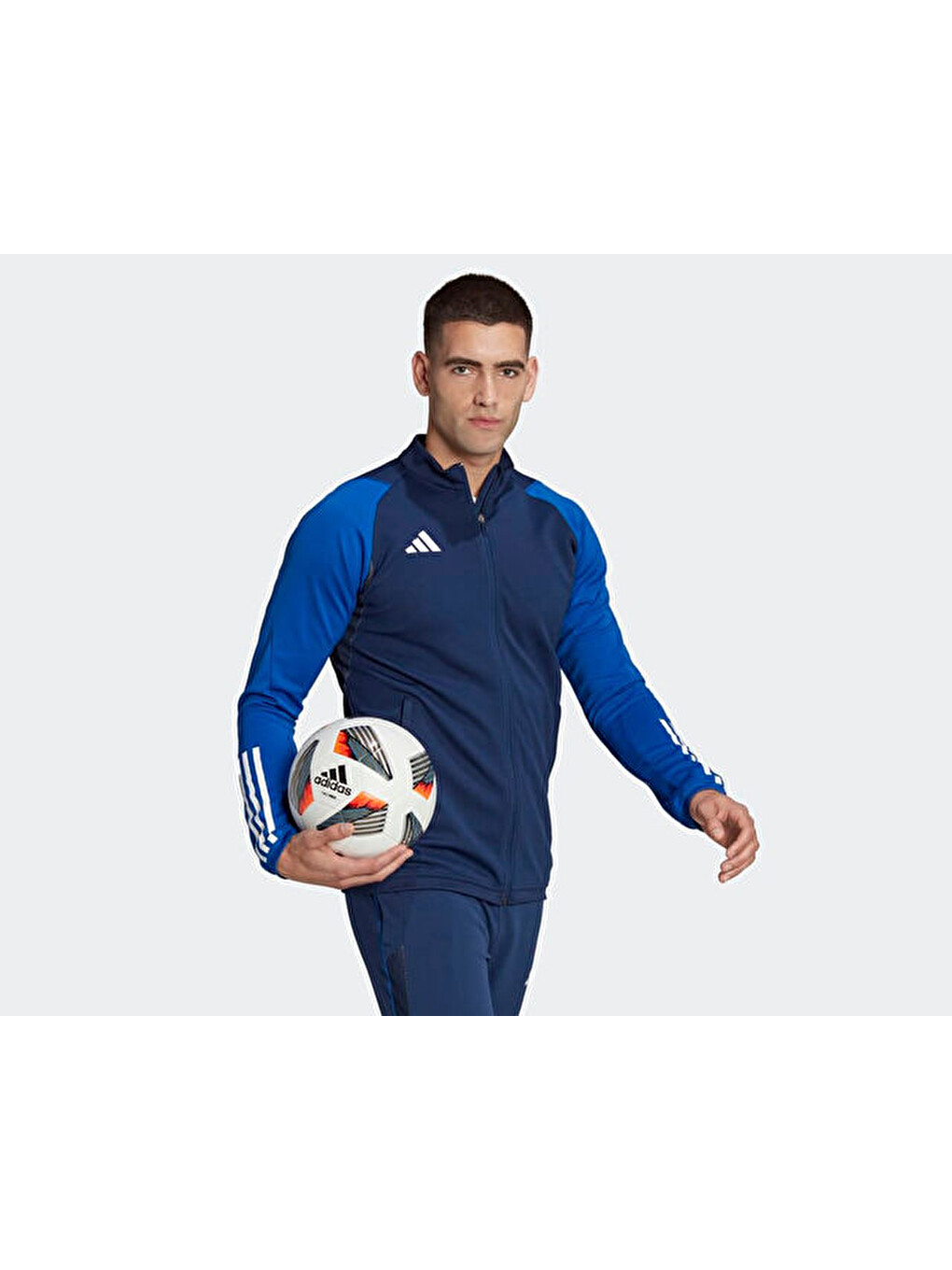 Tiro23 C Tr Jkt Erkek Futbol Antrenman Ceketi Hk7649 Lacivert-1