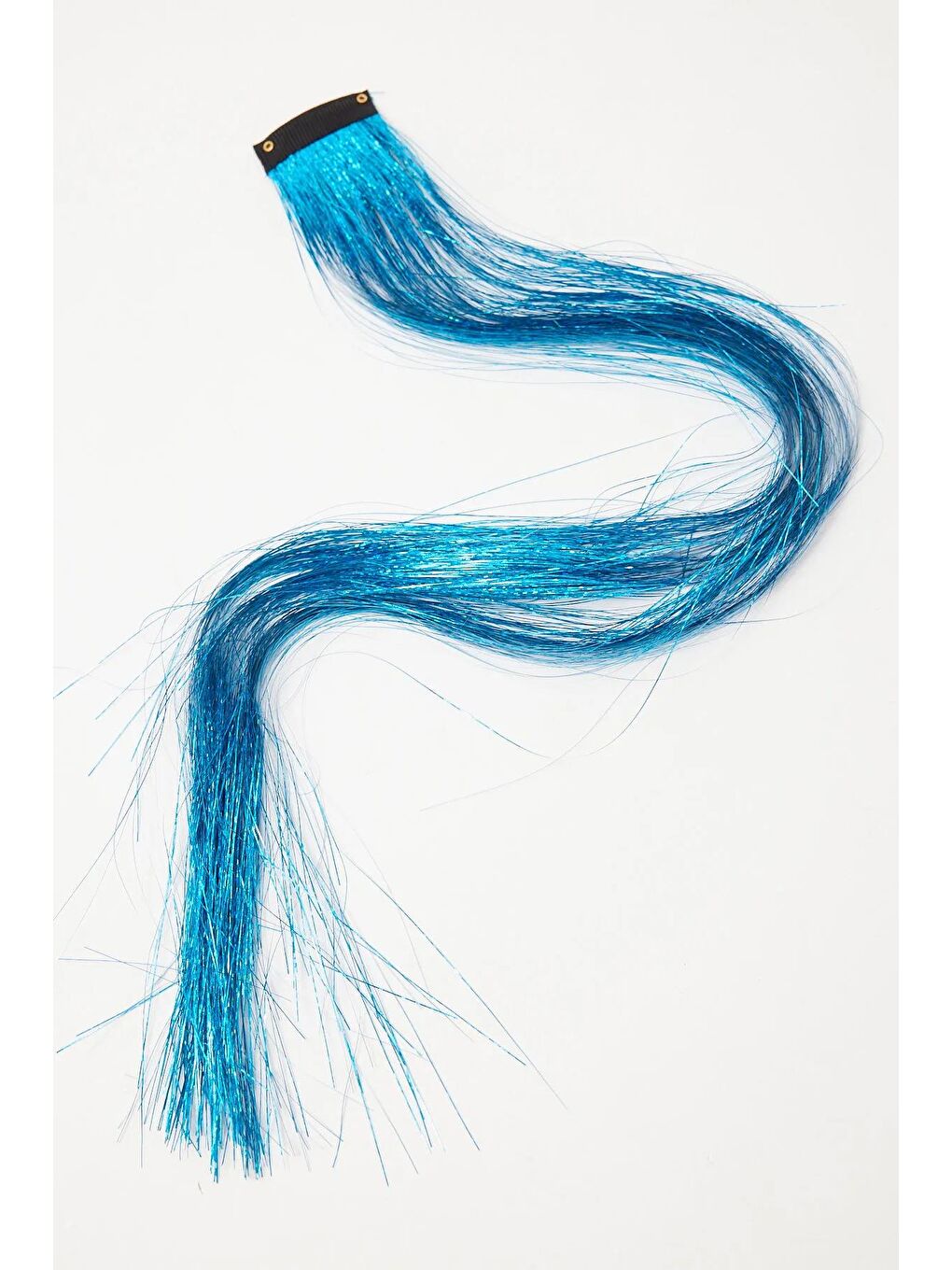 Mavi Çıtçıtlı Saç Simi Hair Tinsel Postiş