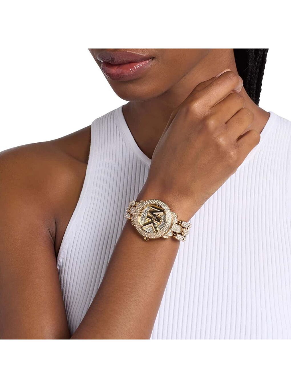 Sarı MK7565 Kadın Kol Saati-3