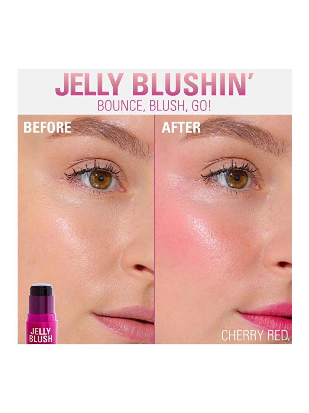 Jelly Lıp&Cheek Cherry Red Blush Stıck-5