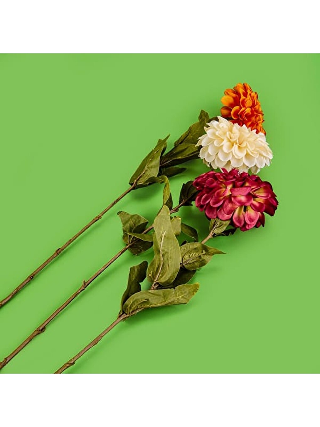 Karışık Krizantem Dal Çiçek - Asorti - 66 cm-4