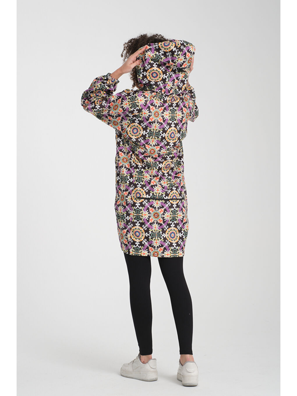 Turuncu Kadın Paraşüt Mont 2806-3