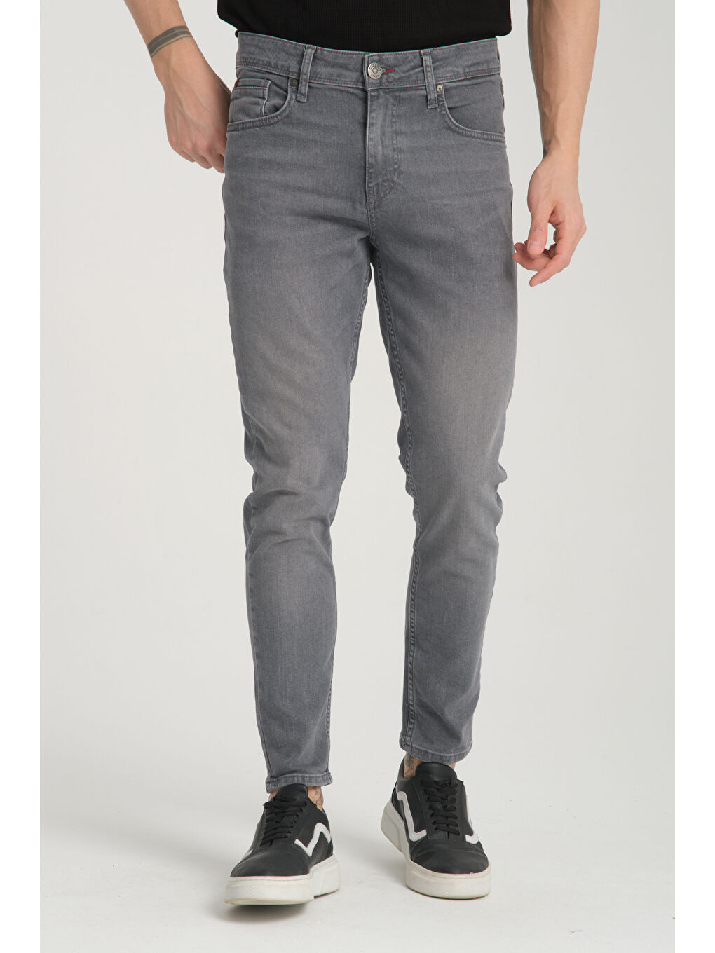 Gri DANNY 170 Skınny Fit Denim Jean Pantolon 1546