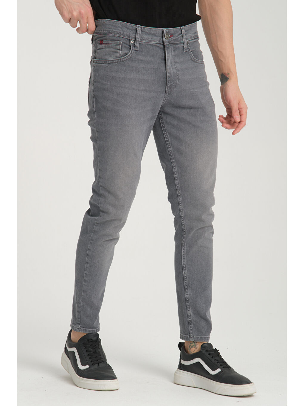 Gri DANNY 170 Skınny Fit Denim Jean Pantolon 1546-4