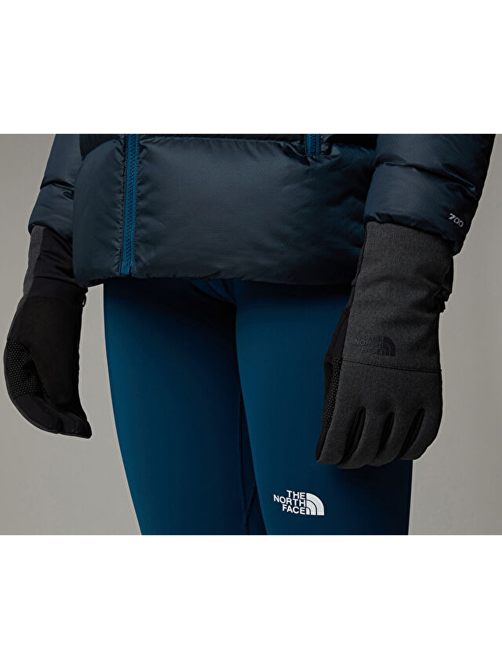 W Apex Insulated Etip Glove Eldiven Nf0a89rcdyz1 Gri-1