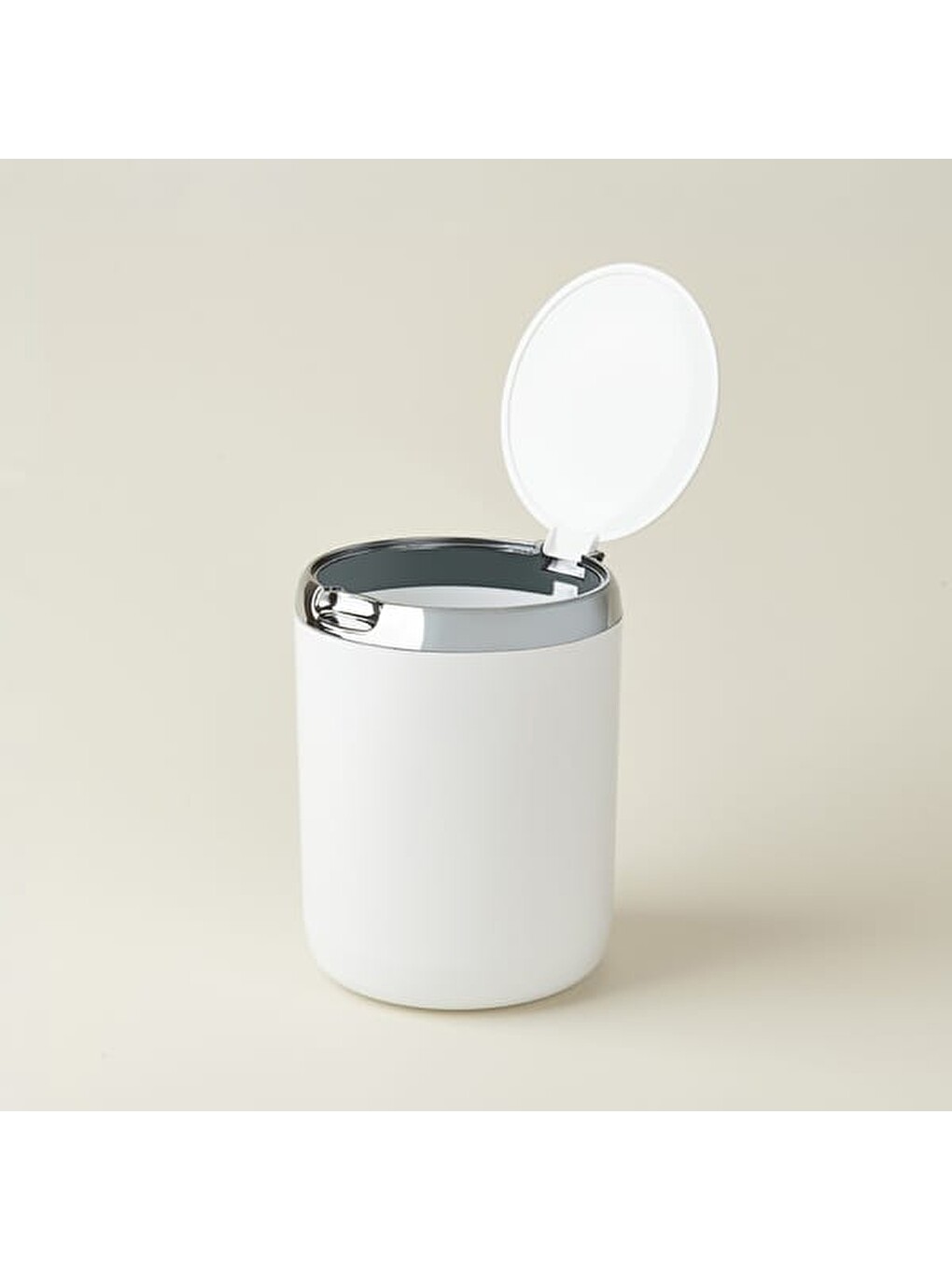 Pasifik Mini Çöp Kovası - Beyaz - 3 lt-2