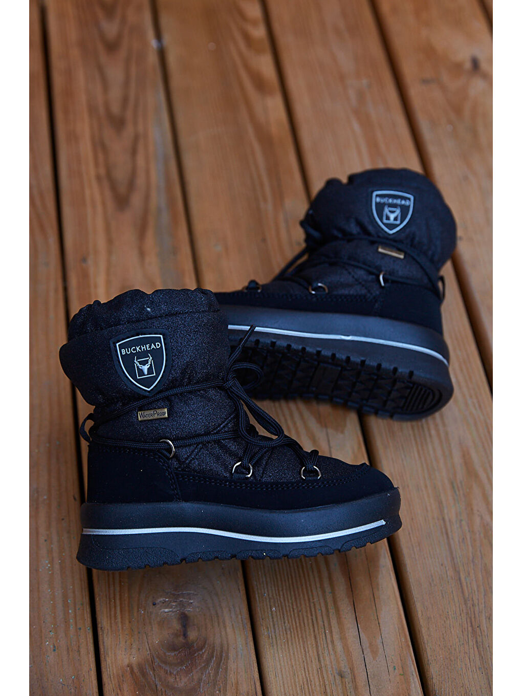 BUCK1061 FAIRY WP Siyah Kız Çocuk Kar Botu-4