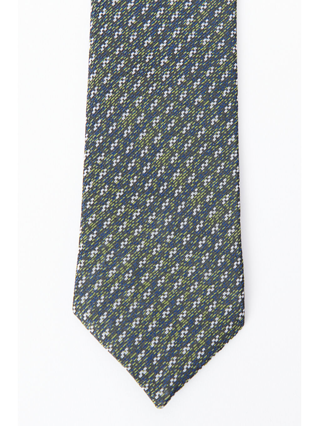 Erkek Yeşil Desenli Kravat-1