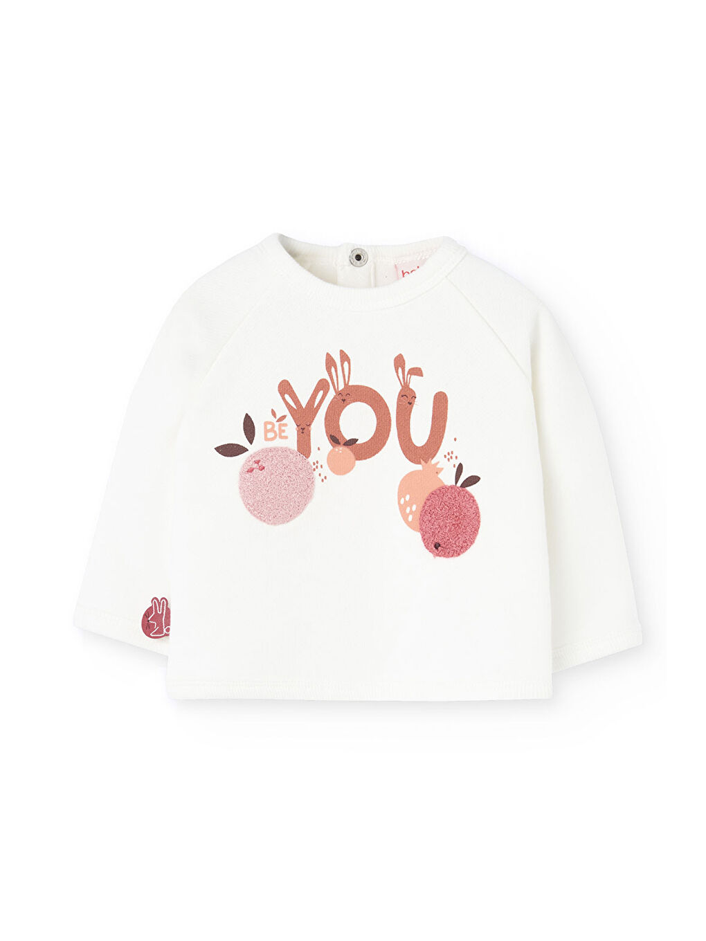 Pembe Kız Bebek Meyveler Baskılı Takım-2