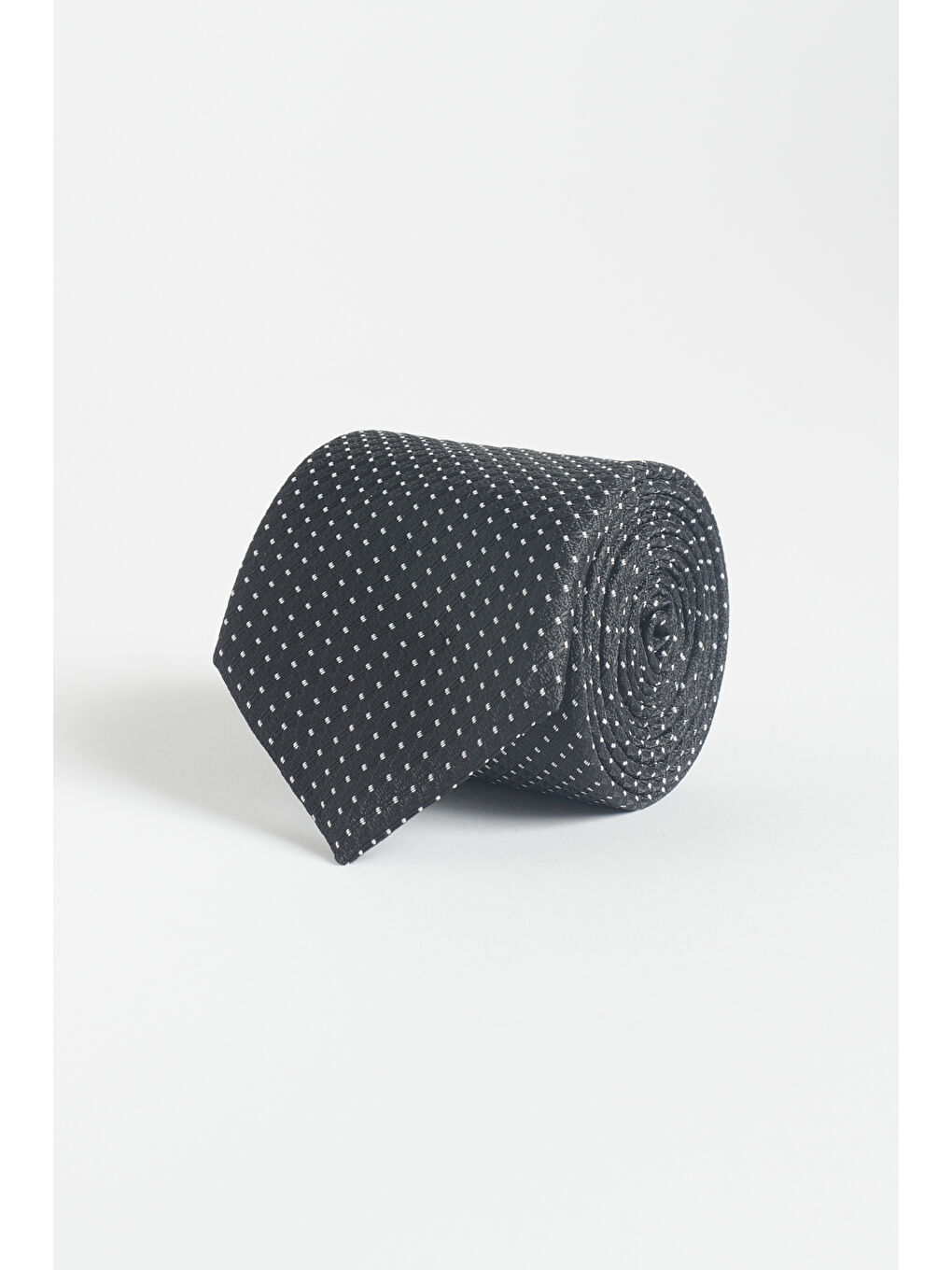 Erkek Siyah-Gri Desenli Kravat