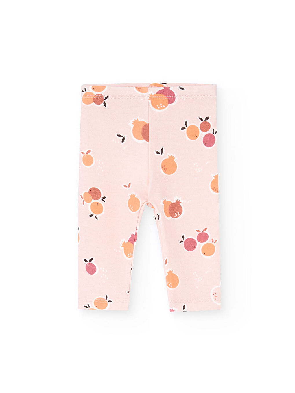 Pembe Kız Bebek Meyveler Baskılı Takım-3