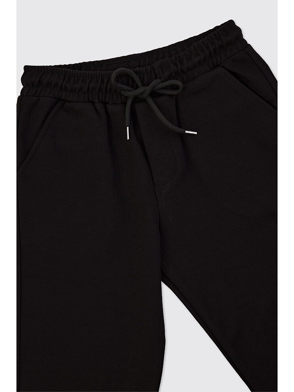 Erkek Çocuk Siyah Örme Pantolon-2