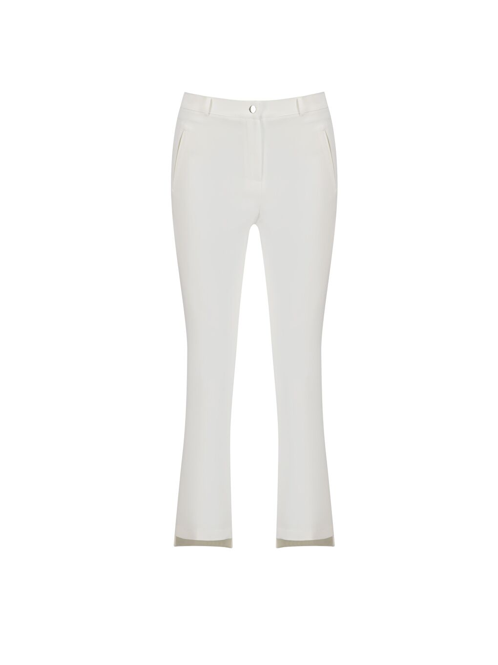 Beyaz Trend Pantolon 25Yt228 Ekru