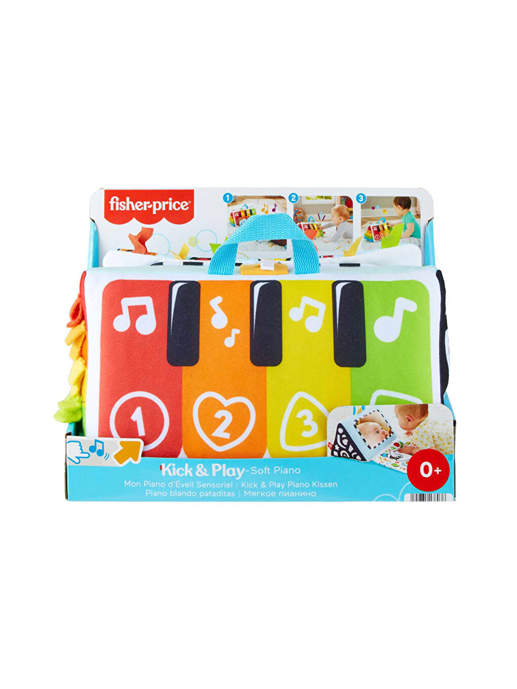 FISHER PRICE Karışık Işıklı ve Müzikli Yumuşak Piyano HND54 - 1