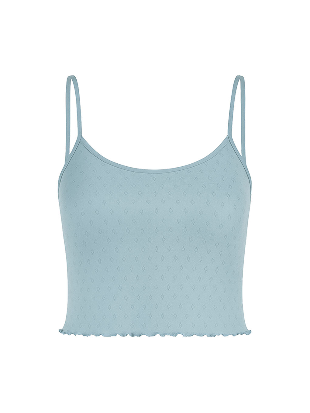 Yeşil Kadın Pamuklu İp Askılı Şort Takım-2